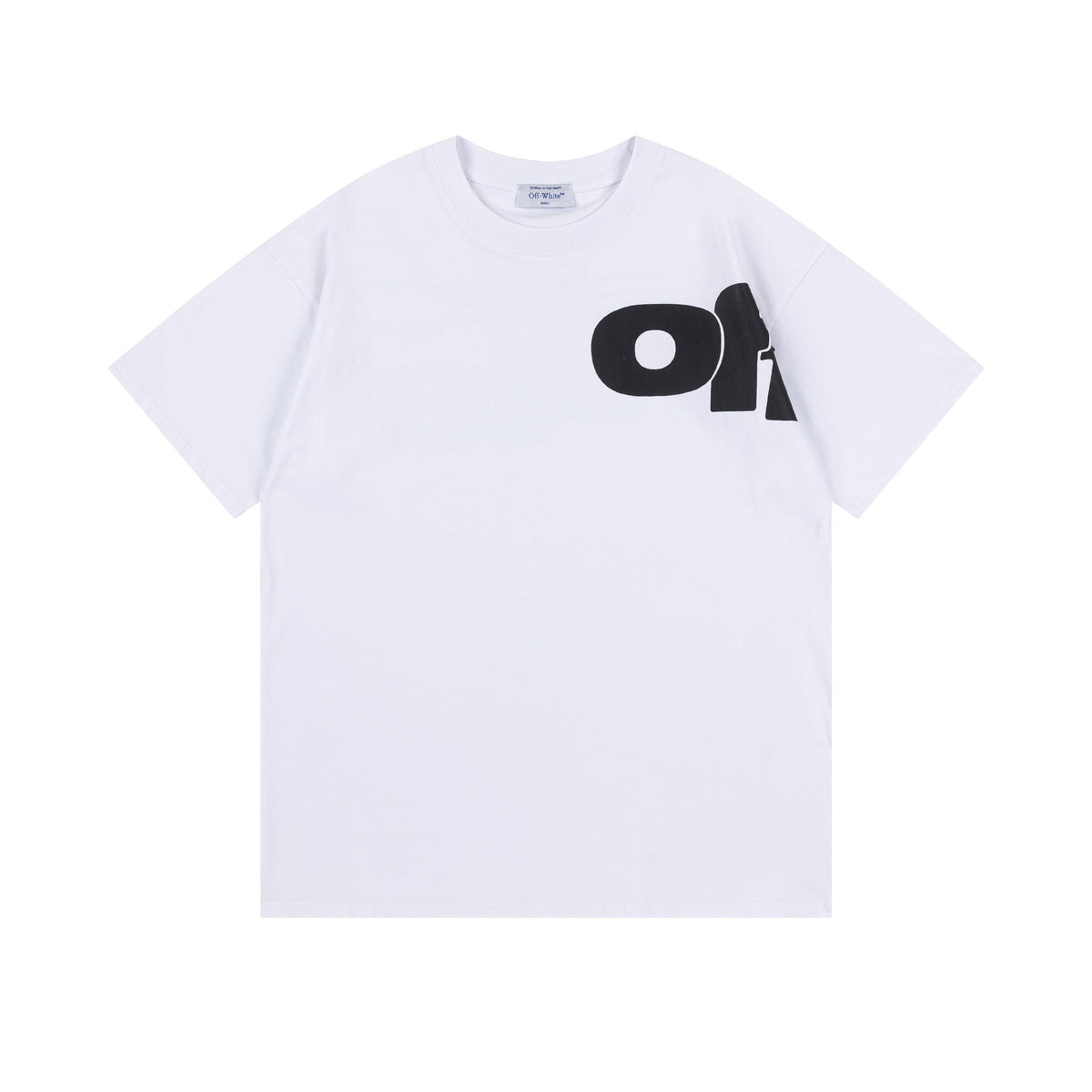 Off-White Big Letter Print Crew Neck Short Sleeve T Shirt Unisex